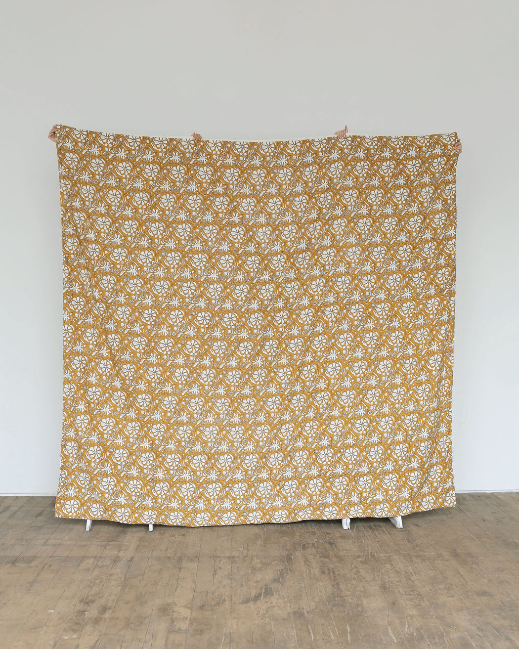 Homegrown Duvet Cover- Gold/White