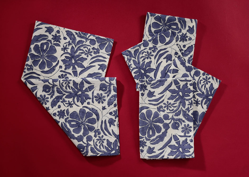 Cornflower Homegrown Napkins • Set of 5