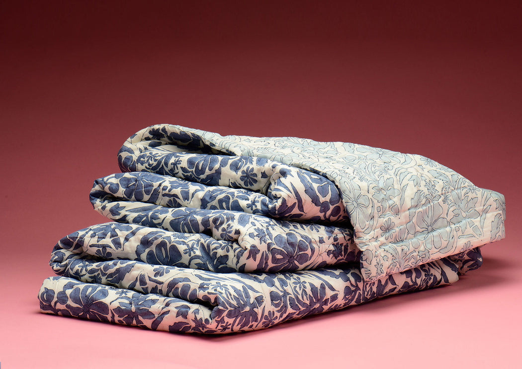 Double Blue Homegrown Quilt