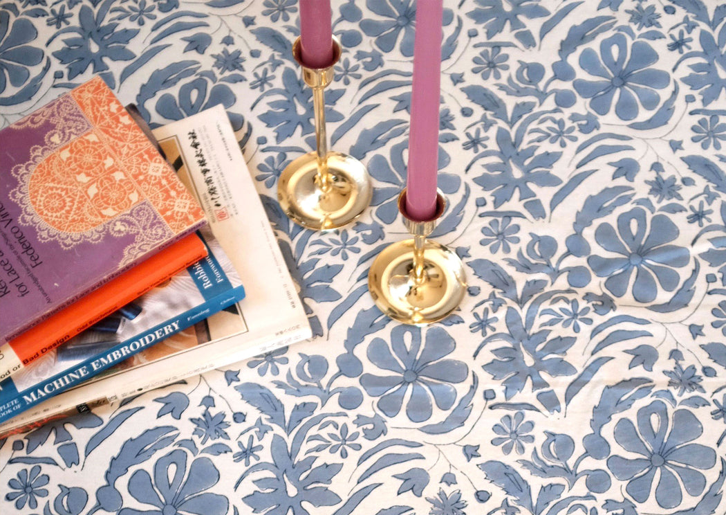 Cornflower Blue Homegrown Multipurpose Throw